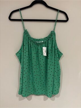 Signature Green Polka Dot Camisole
